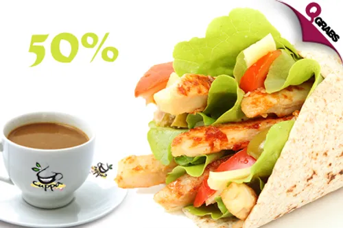 For QR20 enjoy food & drinks at Cuppa Tea Café (QR40 Value)
